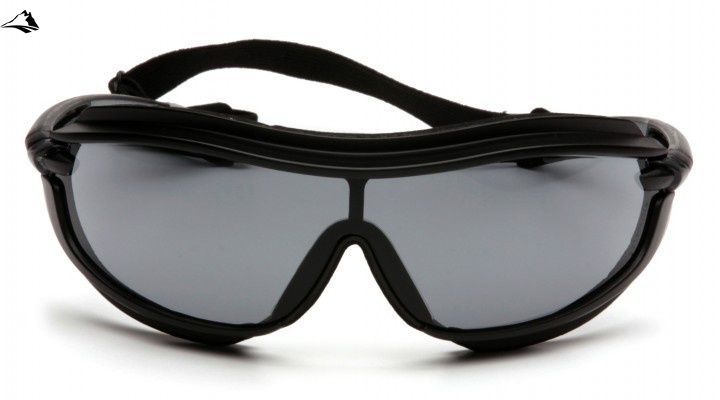 Окуляри захисні з ущільнювачем Pyramex XS3 Plus (gray) Anti-Fog, чорні 2ХС3-20П фото