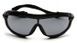 Окуляри захисні з ущільнювачем Pyramex XS3 Plus (gray) Anti-Fog, чорні 2ХС3-20П фото 2